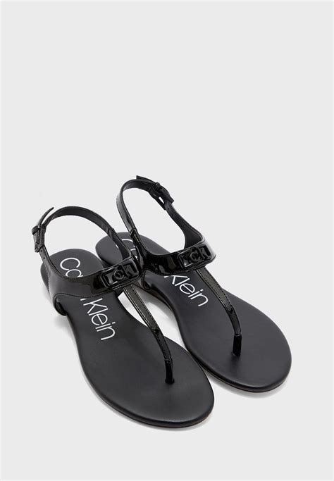 calvin klein sandals flat